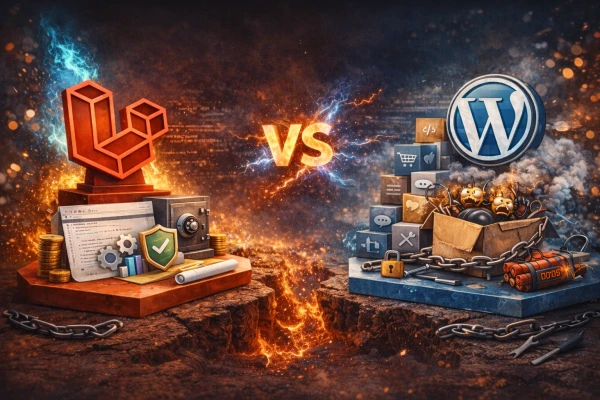 Laravel vs. WordPress - mikor éri meg az egyedi fejlesztés?