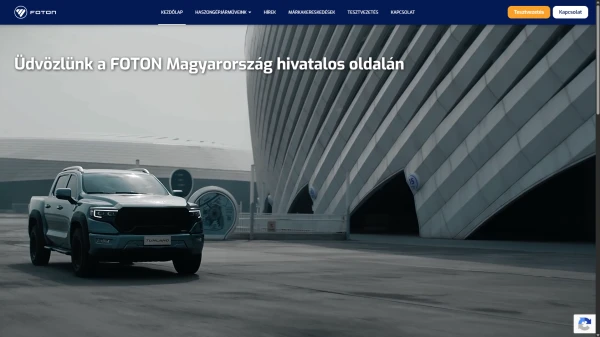 FOTON Magyarország desktop