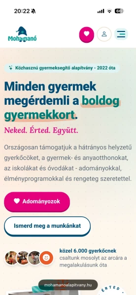 Mohamanó Alapítvány mobil